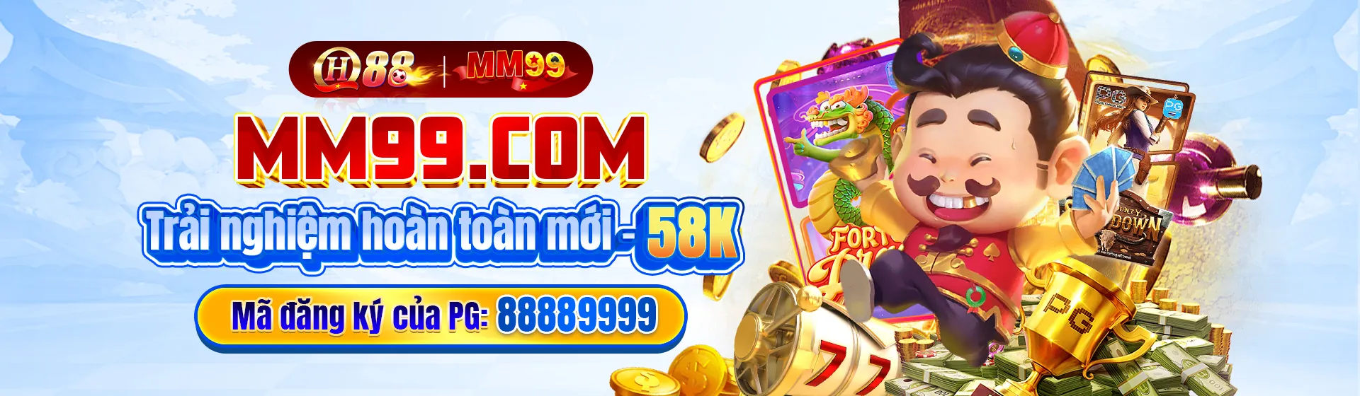 Hình ảnh chính Nổ Hũ W88HN với các biểu tượng slot game và hiệu ứng jackpot rực rỡ